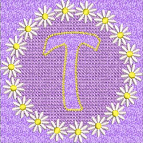 Embossed Daisy T