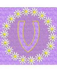 Embossed Daisy V