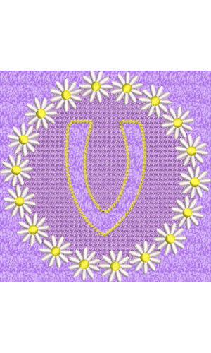 Embossed Daisy V