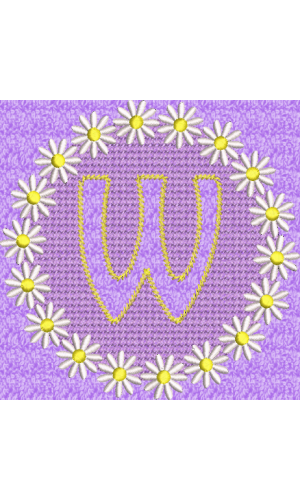 Embossed Daisy W