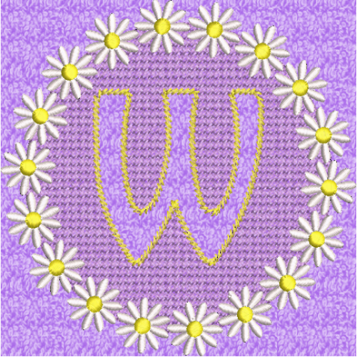 Embossed Daisy W