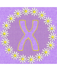 Embossed Daisy X