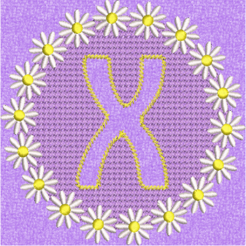 Embossed Daisy X