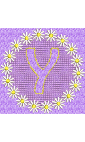 Embossed Daisy Y