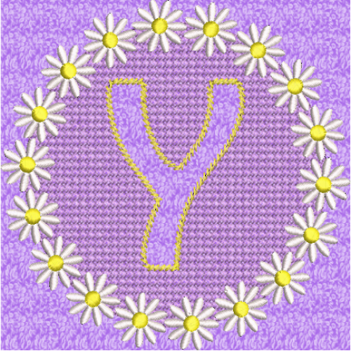 Embossed Daisy Y