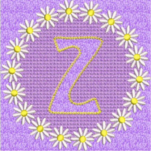 Embossed Daisy Z