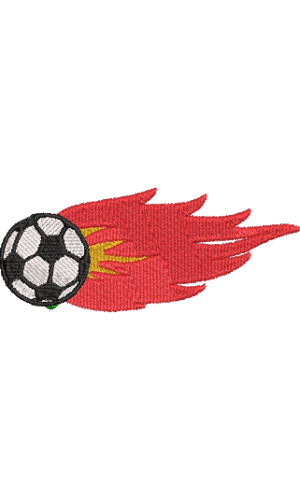Flaming Soccer Ball