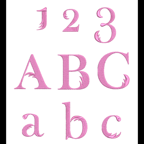 Flamingo Font Set Flamingo Font Set