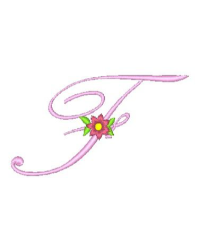 Floral Alphabet F