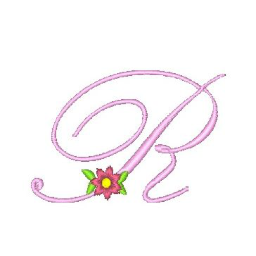 Floral Alphabet R Floral Alphabet R