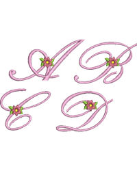 Floral Alphabet Set