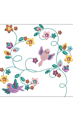 Floral Bird 2