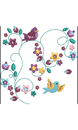Floral Bird 3