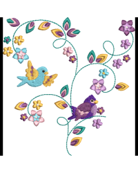 Floral Bird 4