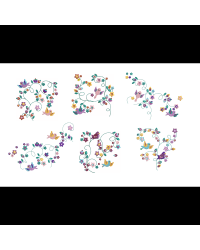 Floral Birds Design Set