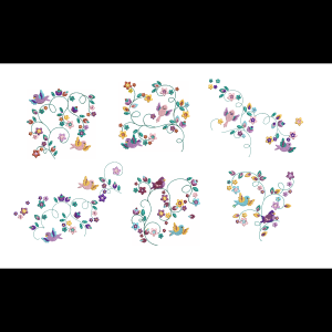 Floral Birds