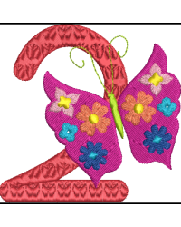 Floral Butterfly 2