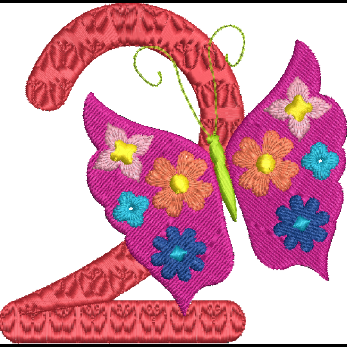 Floral Butterfly 2