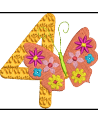Floral Butterfly 4