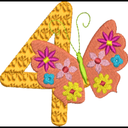 Floral Butterfly 4