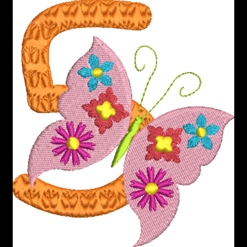 Floral Butterfly 5