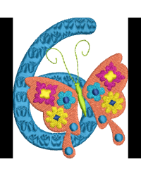 Floral Butterfly 6
