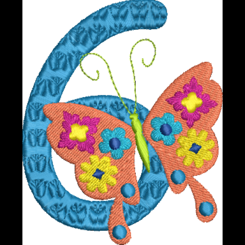 Floral Butterfly 6