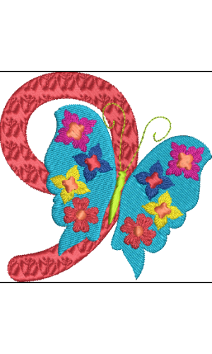 Floral Butterfly 9