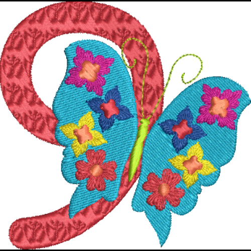Floral Butterfly 9