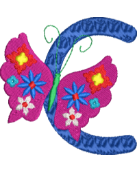 Floral Butterfly C