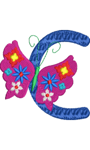 Floral Butterfly C
