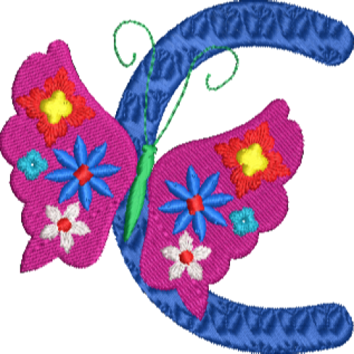Floral Butterfly C