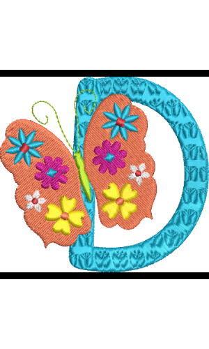 Floral Butterfly D