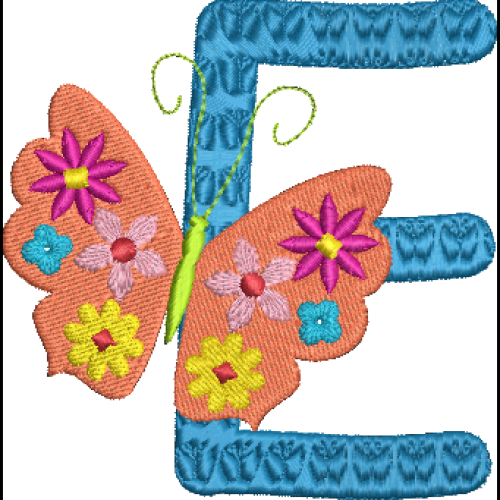 Floral Butterfly E