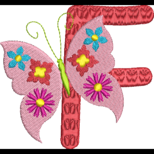 Floral Butterfly F