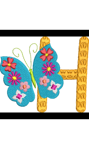 Floral Butterfly H