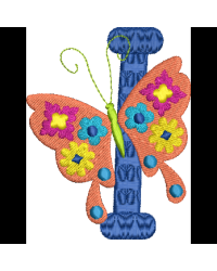 Floral Butterfly I