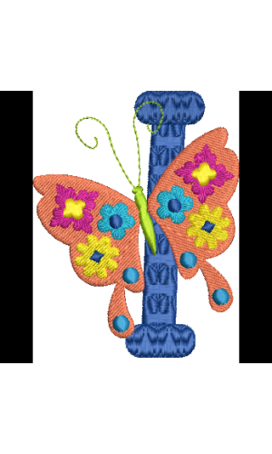 Papillon floral I