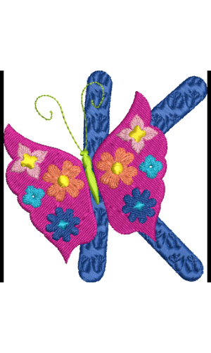 Papillon floral K
