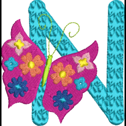 Floral Butterfly N