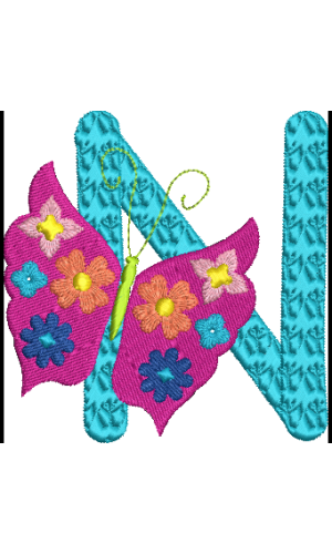 Floral Butterfly N