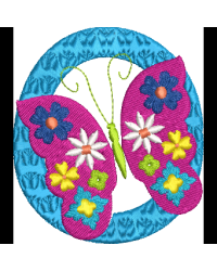 Floral Butterfly O