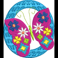 Floral Butterfly O