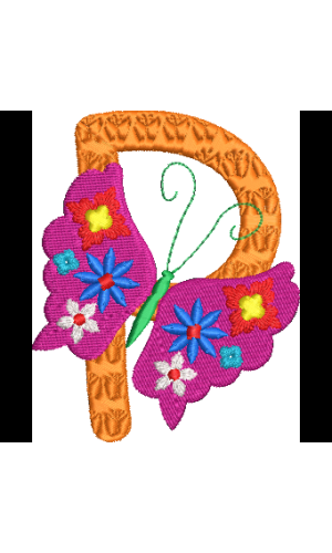 Papillon floral P