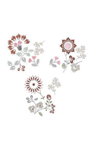Floral Quilt Block Set