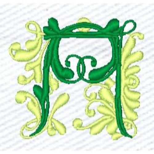 Flourish Alphabet A