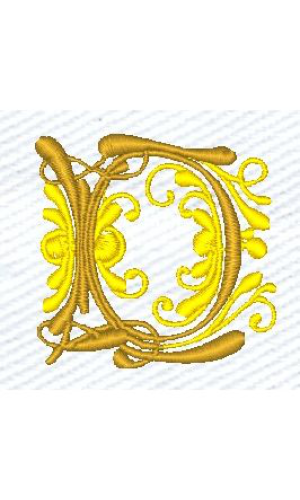 Flourish D Alphabet