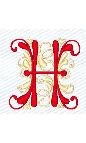 Flourish H Alphabet
