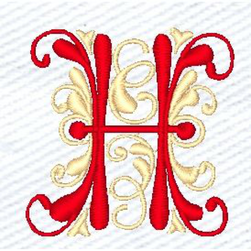 Flourish H Alphabet