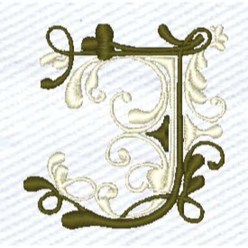 Flourish J Alphabet